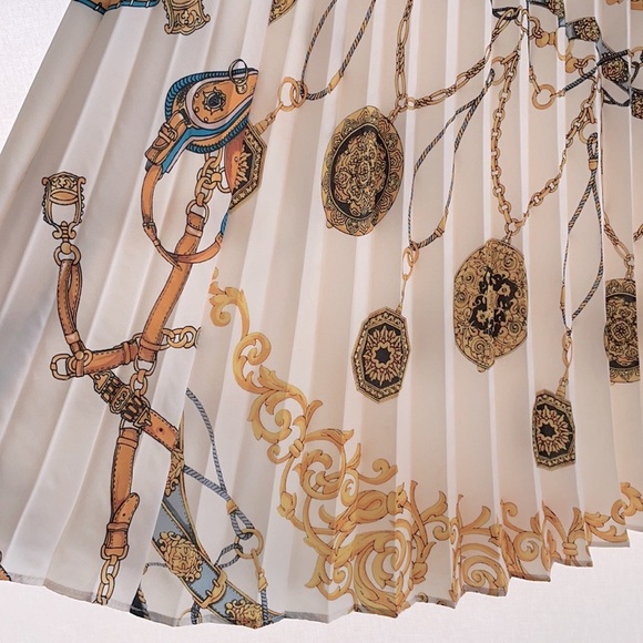 ZARA woman pleated midi skirt - Picture 4 of 6